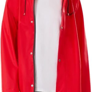 Raincoat for Women Waterproof Rain Jackets with Hooded Hiking Coat Outdoor Lightweight Windbreaker Hood Trench Coat